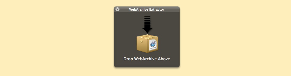 WebArchive Extractor